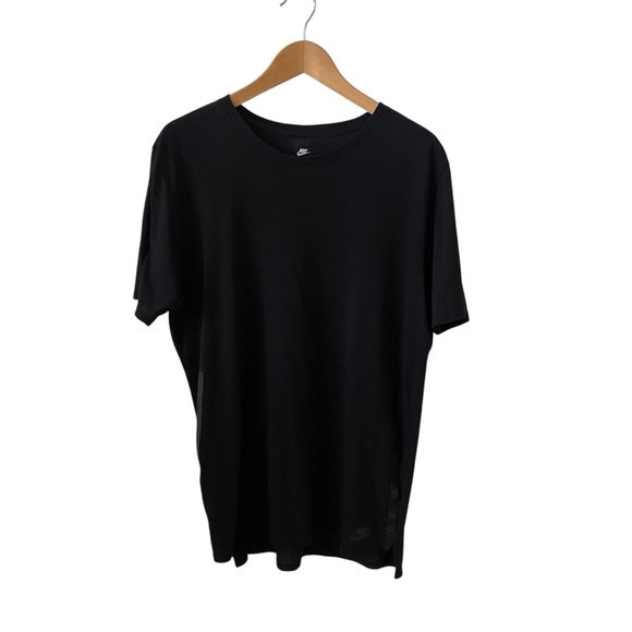 Nike 2 PC Sportswear Droptail Mesh Back Short Sleeve T-Shirt Black & Gra Men’s M - Picture 4 of 6